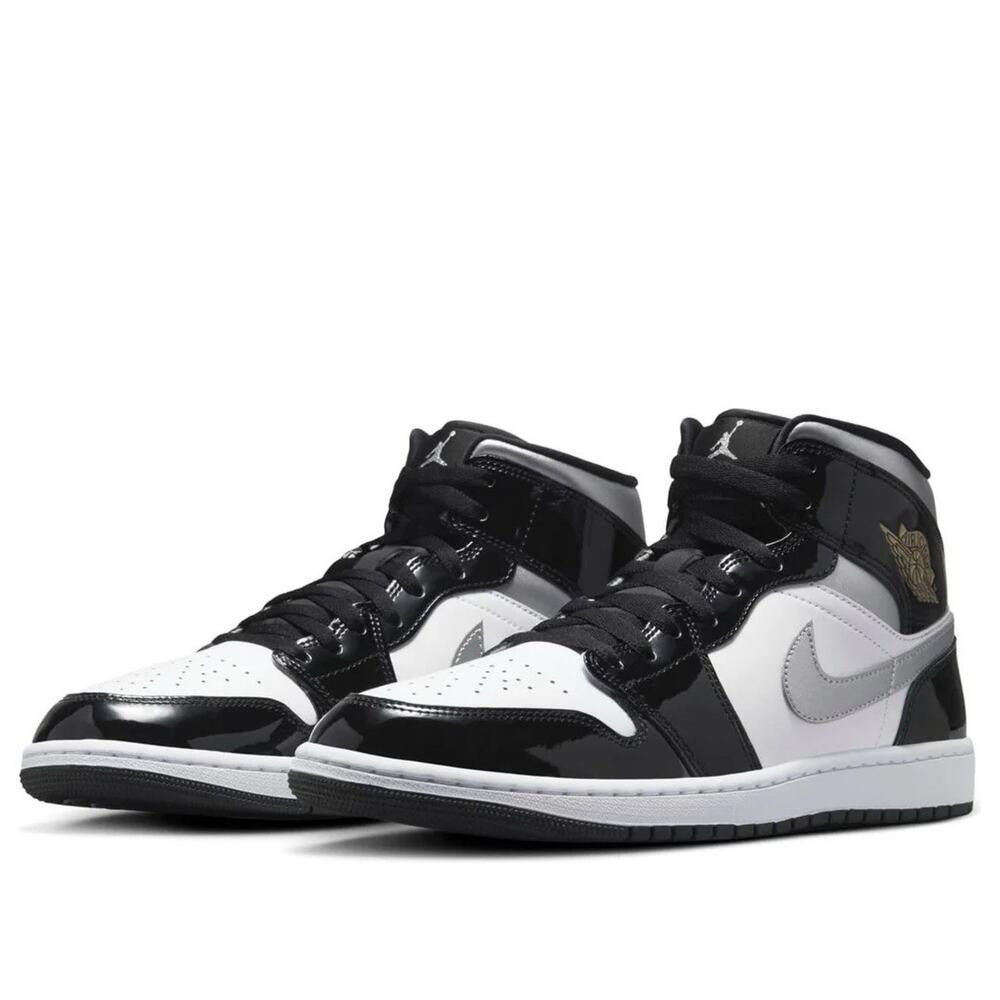 NEW Nike Air Jordan 1 Mid SE Black Silver White HV0789-010 Men’s Size Multi
